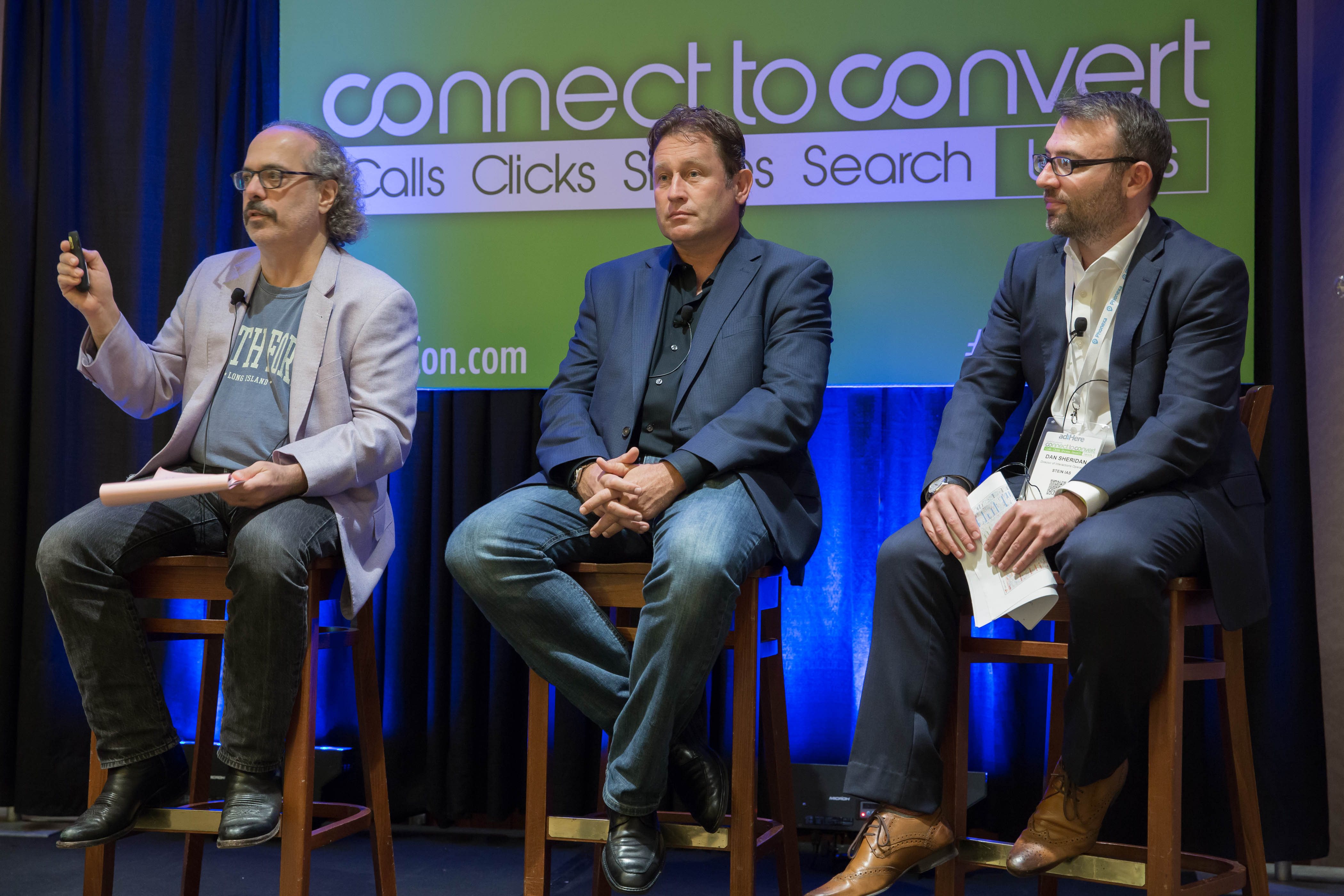 Tom Stein, Matt Preschern and Dan Sheridan at Connect to Covert